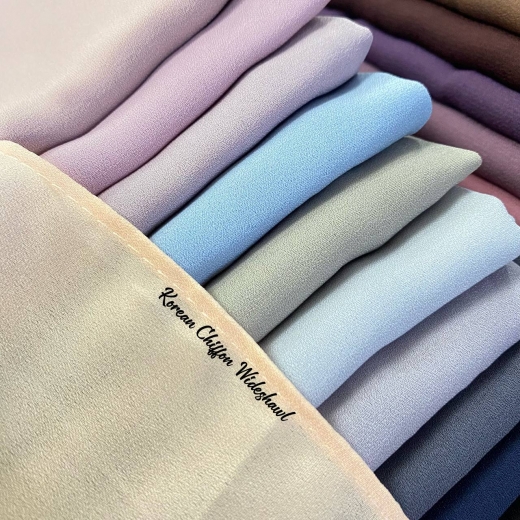 Korean Chiffon Wideshawl
